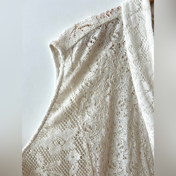 APRIL CORNELL Cotton Lace Sleeveless Tunic | XL - Picture 6 of 9